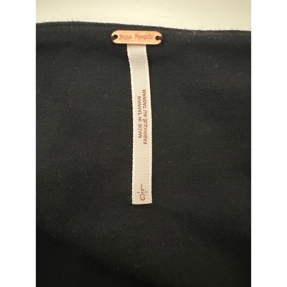 Free People Patchwork Sleeveless Bodycon Mini Dress Beaded Neckline Size L Boho - Picture 9 of 11